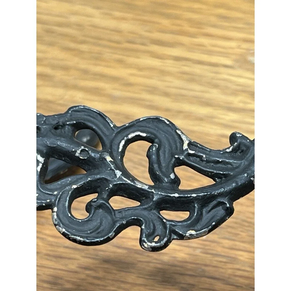 Two Vintage Ornate Candle Snuffers Collectible Metal Farmhouse Country Deco READ